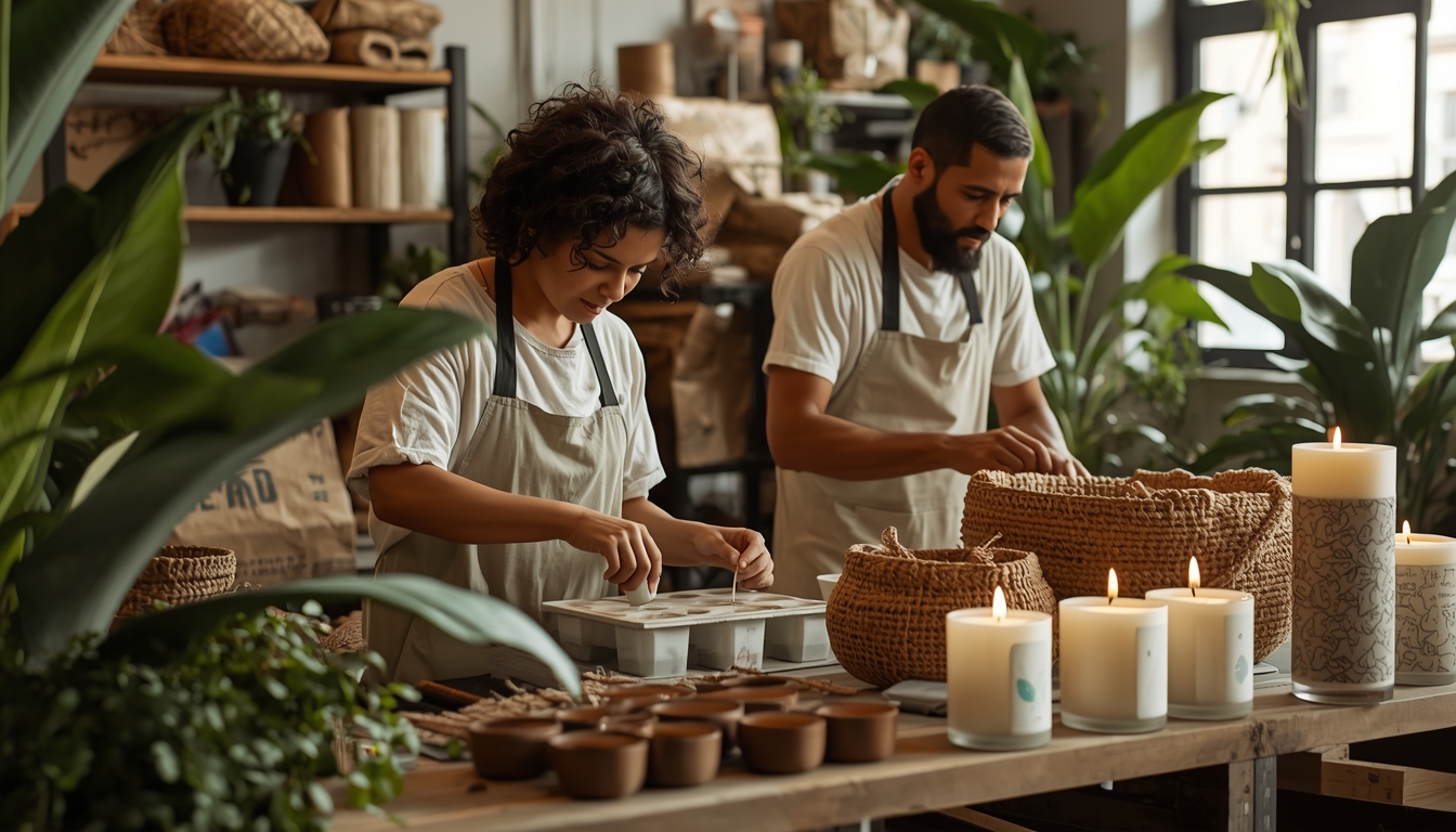 Bæredygtig produktion af duftlys